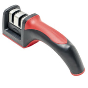 Kitchen Knife Sharpener Medium by Winco – Medium, Plastic, Black, Red, Model KSP-2