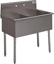 400 Series Double 2 Compartment Floor Service Sink Size: 41" H x 21" W x 36" D