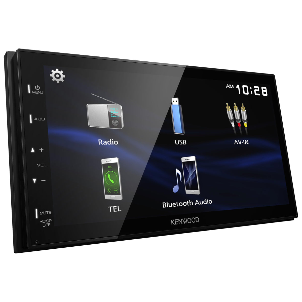 6.8" Capacitive Touchscreen Digital Multimedia Receiver by Kenwood – Model DMX150BT