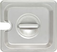 Thunder Group STPA5160CS Steam Table Pan Cover 1/6 Size Slotted with Handle