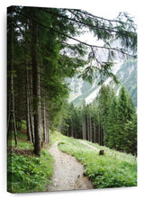 Mountain View 16 Wall Art - Vertical Canvas Wall Art - Living Room Wall Decor - Photography Mountain Canvas Art - Green And Blue Decor by Marko Koppe - 34" x 51" by ElephantStock