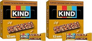 KIND Nut Bars, Salted Caramel & Dark Chocolate Nut, Healthy Snacks, Gluten Free, Low Sugar, 6g Protein, 12 Count (Pack of 2)