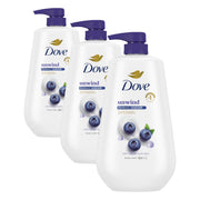 Dove 30.6 Fl Oz (Pack of 3) / Blueberry / Azul Body Washes