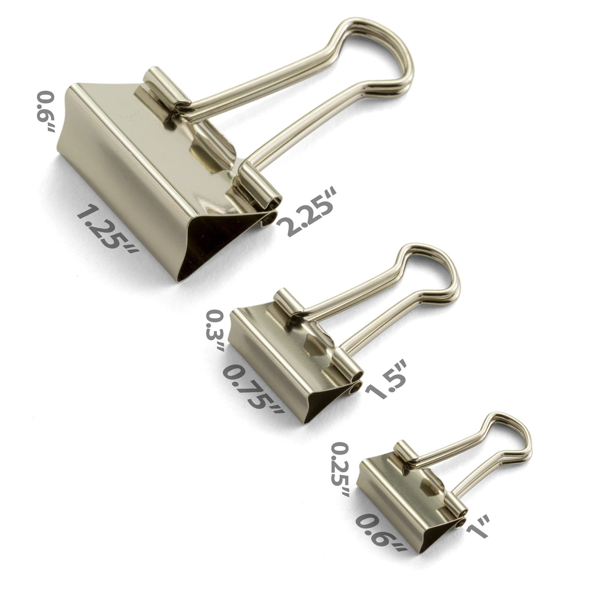 Binder Clips by Officemate – S, Metal, Silver, Model OIC31021