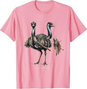 Wings Are Optional Exploded View Technical Emu Humor T-Shirt