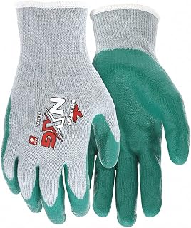 MCR Safety FT350L Flextuff Nitrile Cotton/Polyester Men's Gloves, Large
