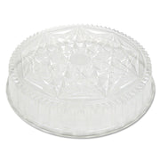 Round CaterWare Dome-Style Food Container Lids, 1-Comp, Clear, 16dia, 50/Carton