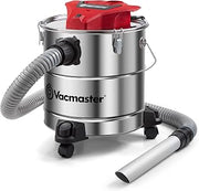Vacmaster EAV508S 1102 5-Gal 3.5 Peak HP Stainless Steel Ash Vacuum Red