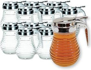 Tablecraft 6 oz Glass Syrup Dispenser [Set of 12]