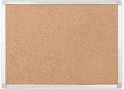 MasterVision Earth Cork Bulletin Board, 24" x 36", Pin Board with Aluminum Frame