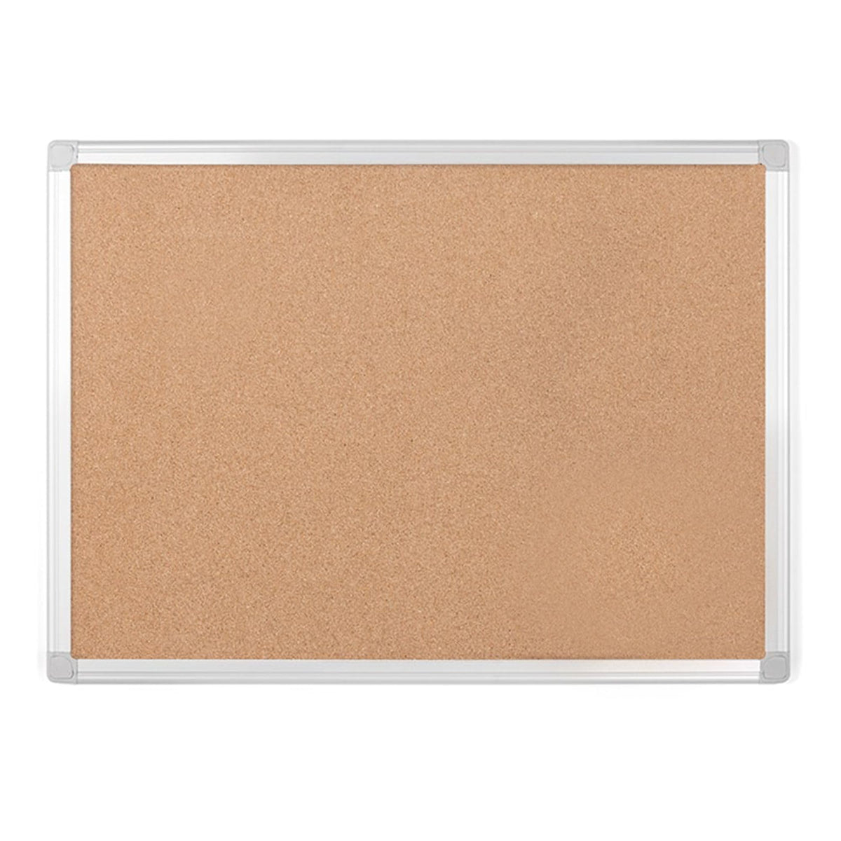 Earth Series Self-Healing Cork Bulletin Board by MasterVision – 18" x 24", Aluminum, Brown, Model CA021790