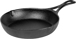 Lodge Blacklock 7" Triple Seasoned Cast Iron Skillet - Lightweight - Easy Cleanup - Premium Cookware