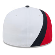 Men's Red/Navy Houston Texans Shock 59FIFTY Fitted Hat by New Era – 7, 100% Polyester, Houston Texans, Red, Model NFL F26 SHOCK 59FIFTY