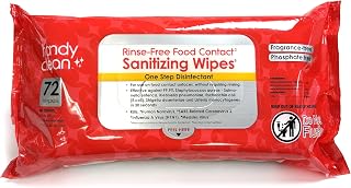 Diamond Wipes HandyClean Rinse-Free Food Contact Sanitizing Wipes, 72 Count (Pack of 1)