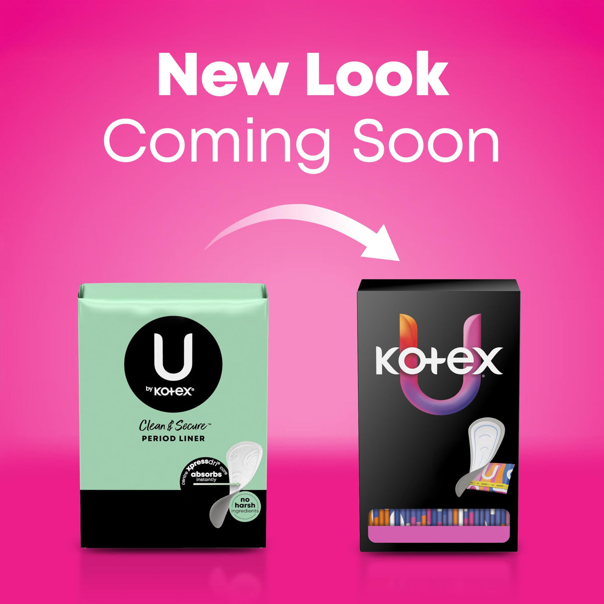 Panty Liners by U by Kotex – Extra Coverage, Polyethylene, Model 36000483741