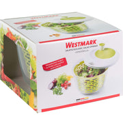 Spinderella Salad Spinner by Westmark – 4.4 l, Plastic, Apple Green, Non-slip, Model 243022EA