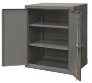Extra Heavy Duty Welded 12 Gauge Steel Counter Top Cabinet by Durham – One Size, Alloy Steel, Grey, Model HDC-203636-2S95