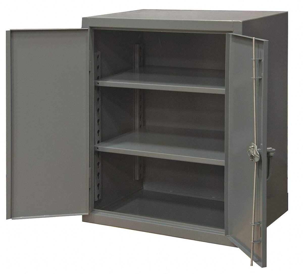 Extra Heavy Duty Welded 12 Gauge Steel Counter Top Cabinet by Durham – One Size, Alloy Steel, Grey, Model HDC-203636-2S95