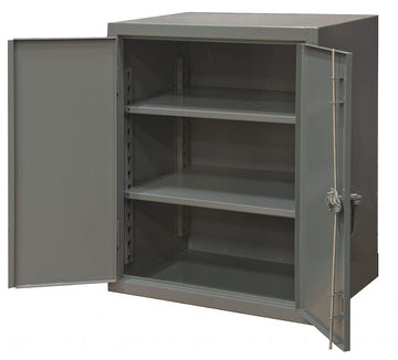 Extra Heavy Duty Welded 12 Gauge Steel Counter Top Cabinet by Durham – One Size, Alloy Steel, Grey, Model HDC-203636-2S95