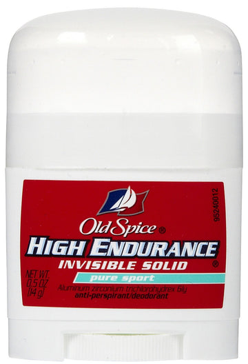 High Endurance Invisible Solid Antiperspirant/Deodorant by Old Spice – 1 Count (Pack of 1), Pack of 12, Model 1204400162