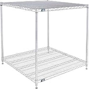 Nexel ESD, 2 Tier, Wire Shelving Starter Unit, 36" W x 30" D x 34" H