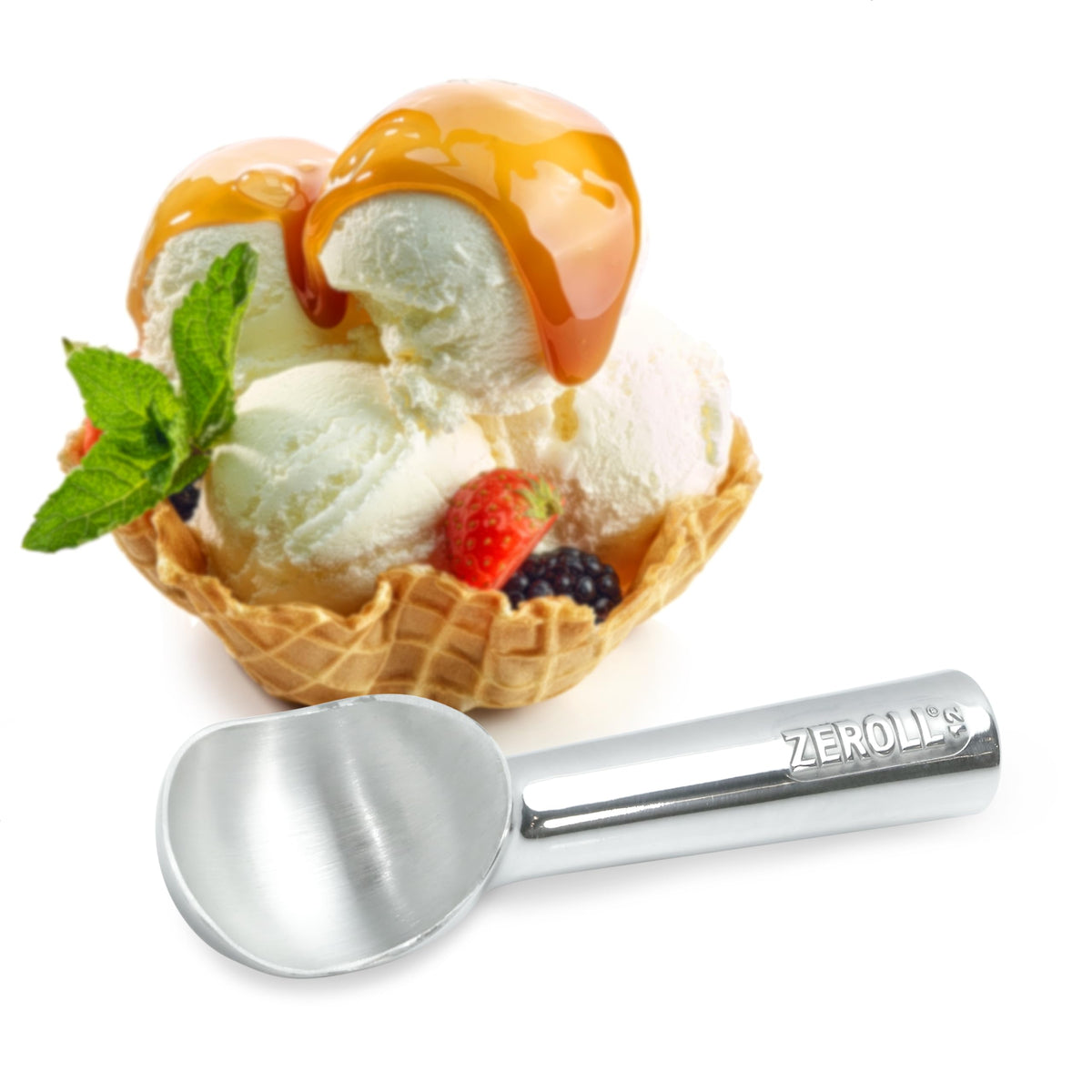 Zeroll 3-Ounce / Silver / Handle Ice Cream Scoops