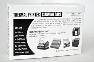 DYMO LabelWriter Label Maker Cleaning Card, 10 Count - Improves Print Quality