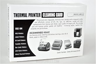 DYMO LabelWriter Label Maker Cleaning Card, 10 Count - Improves Print Quality