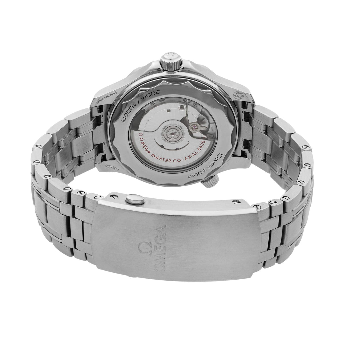 Seamaster Automatic Chronometer Black Dial Men's Watch by Omega – Silver, Model 210.30.42.20.01.001