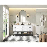 Caroline Bathroom Vanity White by Lighting Design – Wood, White, Model VF29260WH