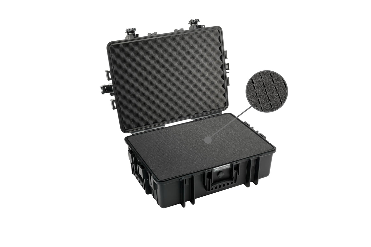 B&W International Black / 660x490x230 (type 6500) / Pre-cut Foam Camcorder Cases