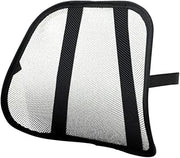 Safco 7153BL Mesh Backrest, 17-1/2w x 3-1/8d x 15h, Black Part No. 7153BL