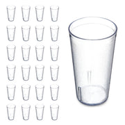 Carlisle Plastic Tumbler – 16 oz, Pebble Textured, Stackable, 24-Pack