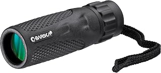 AA12131 Barska Optics, Blackhawk Monocular, 10x25mm Wp, BK-7 Prism, Green Lens