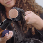 Vented barrel brush (1.4 in) by Dyson – Black/Rosé