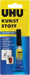 UHU 47705 Special Super Glue – for Plastic, Tube of 3 Grams.