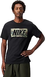 Nike Mens Sportswear Club T-Shirt Block Camo
