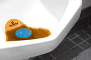 AirWorks Premier Urinal Screen with Block by Hospeco – Orange, Mango, Pack of 12, Model AWSP007
