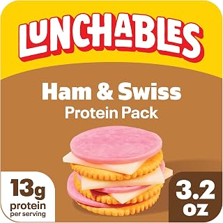 Lunchables Protein Pack, Ham & Swiss, 3.2 oz Pack