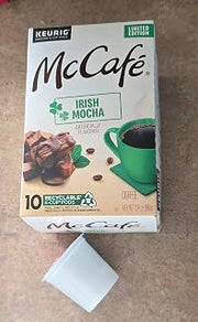 McCafe McCaf, Irish Mocha K-Cup Single-Serve Pod Coffee, 10 count