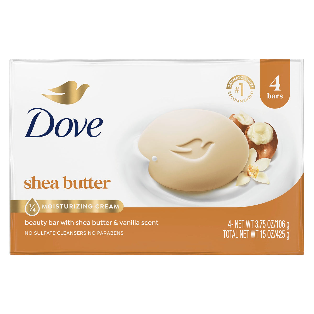 Dove 1 Ounce (Pack of 4) / Unscented / Light Green Soaps