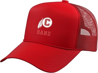 Carlisle High School Blue Aces Band Trucker Hat with Adjustable Mesh Back
