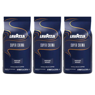 Super Crema Whole Bean Coffee by Lavazza – 35.2 Ounce (Pack of 3), Pack of 3
