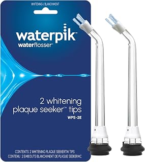 Waterpik Whitening Water Flosser Replacement Tip, Plaque Seeker, 2 Count