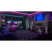 Fluorescent Dynamo 6' x 9' Area Rug by Joy Carpets – 6' x 9' (Rectangular), Nylon, Fluorescent, Model 455Q