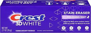Crest Toothpaste 3D White Stain Eraser Fresh Mint, 2.7 Ounce