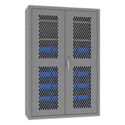 Bin Cabinet by Durham – Blend, Chrome, Model EMDC-481872-24B-2S-5295
