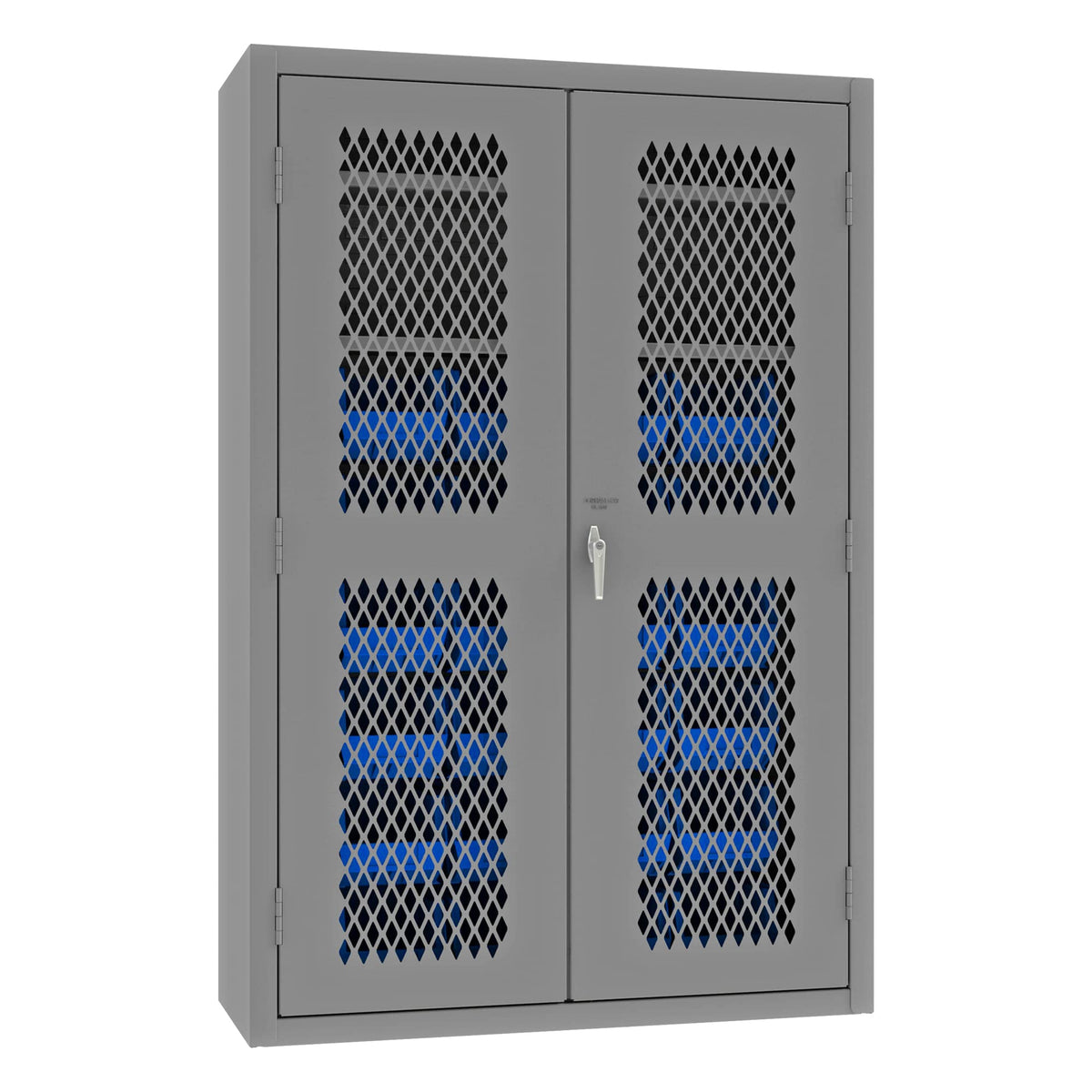 Bin Cabinet by Durham – Blend, Chrome, Model EMDC-481872-24B-2S-5295