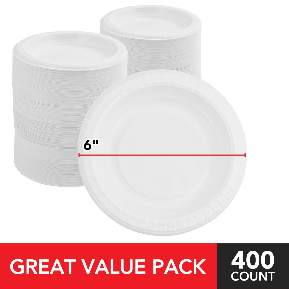 Stock Your Home 200 / Small / White Plates