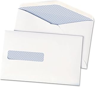 Quality Park 90063 Window Postage Saving Envelope, 28lb, 6 x 9 1/2, White, 500/Pack